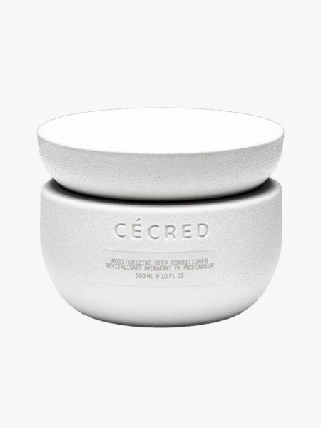 C&eacute;cred Moisturizing Deep Conditioner stone jar on light gray background
