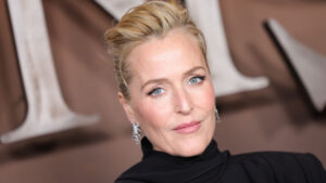 Gillian Anderson Took This Hair Accessory Out of the ’90s and Onto the Runway—See the Photos